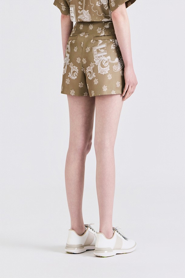 지포어-WOMEN APPAREL-PAISLEY WRAPPED SHORT(WOMEN)					 					 					