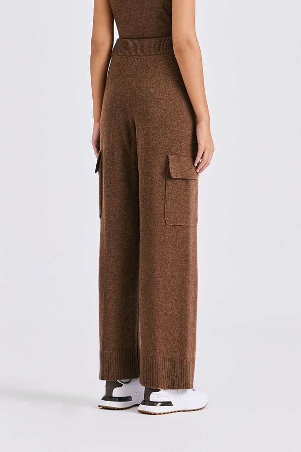 지포어-WOMEN APPAREL-KNIT WIDE LEG PANT(WOMEN)					 					 					