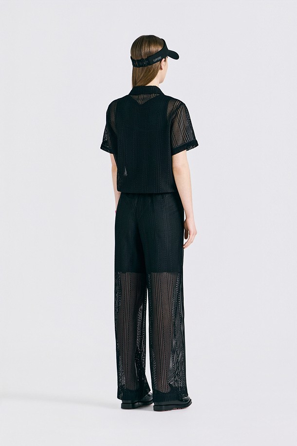 지포어-WOMEN APPAREL-LACE SET-UP POLO(WOMEN)