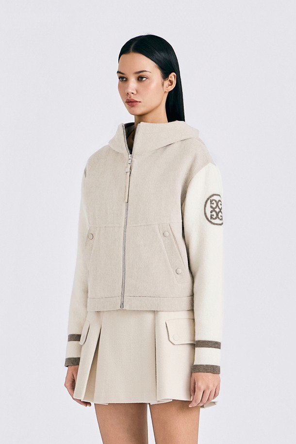 지포어-WOMEN APPAREL-DOWN KNITTED JACKET(WOMEN)					 					 					