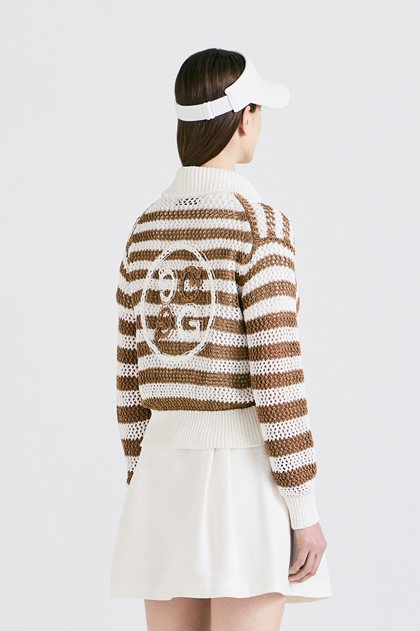 지포어-WOMEN APPAREL-MESH FULL-ZIP SWEATER(WOMEN)