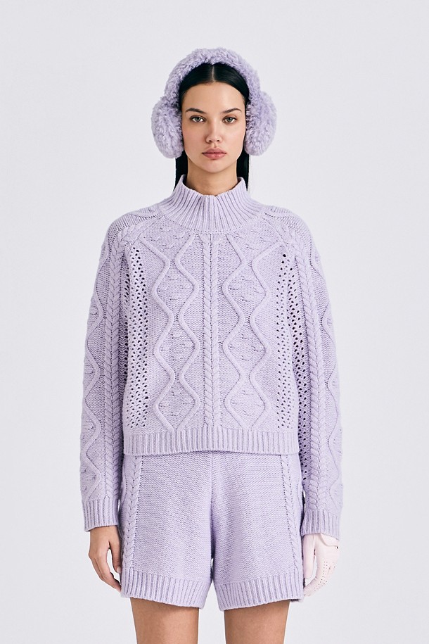 지포어-WOMEN APPAREL-CABLE KNIT PULLOVER (SLEEVELESS SET)(WOMEN)					 					 					