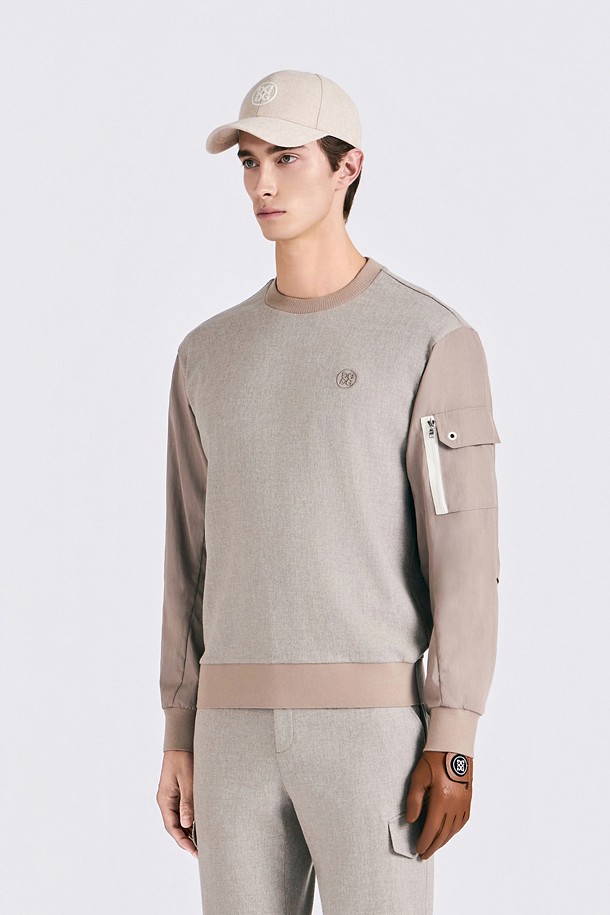 지포어-MEN APPAREL-TECH WOOL PULLOVER (MEN)