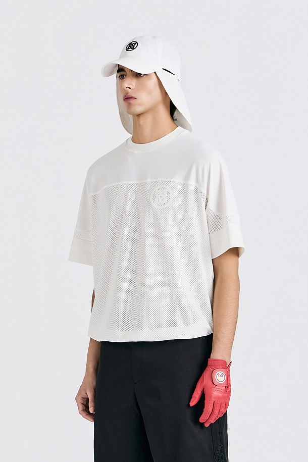 지포어-MEN APPAREL-OVERFIT MESH T-SHIRT(MEN)