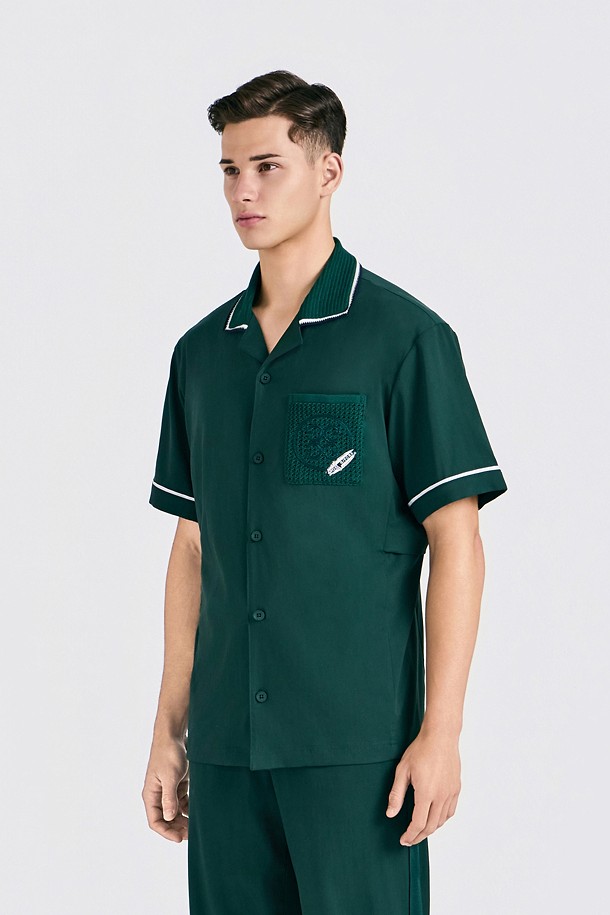 지포어-MEN APPAREL-EMBROIDERED SHIRKET(MEN)