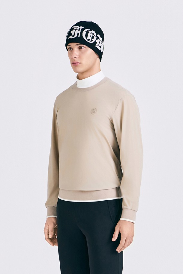 지포어-MEN APPAREL-KNIT HYBRID PULLOVER(MEN)					 					 					