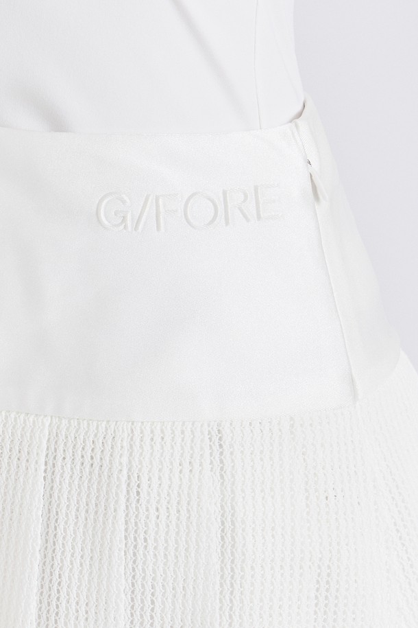 지포어-WOMEN APPAREL-MESH PLEATED SKORT(WOMEN)