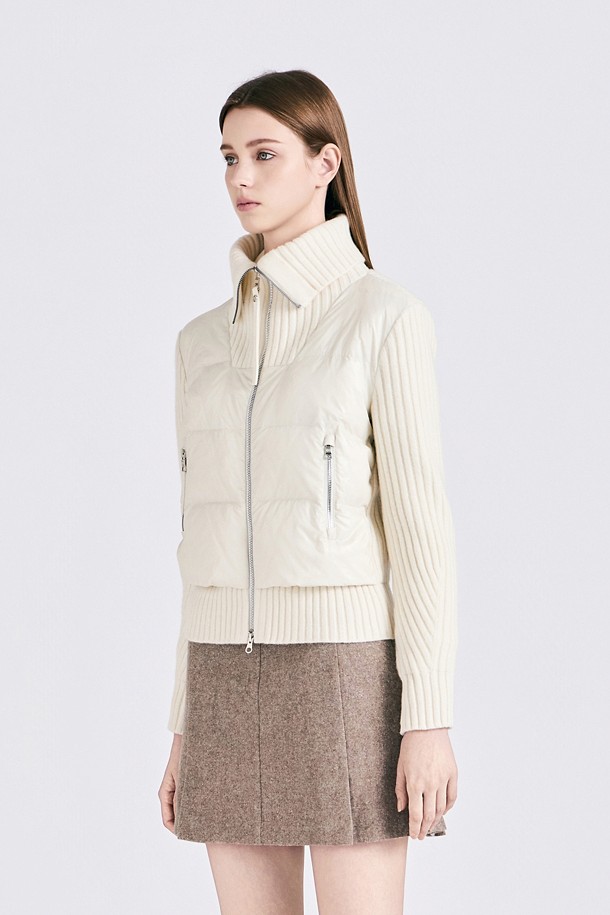 지포어-WOMEN APPAREL-KNIT HYBRID DOWN JACKET(WOMEN)					 					 					