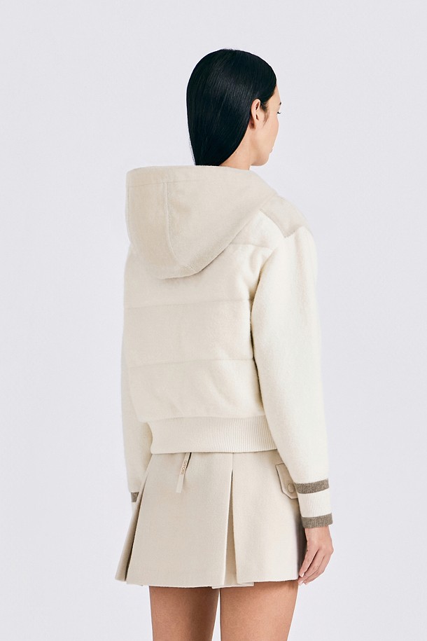 지포어-WOMEN APPAREL-DOWN KNITTED JACKET(WOMEN)					 					 					