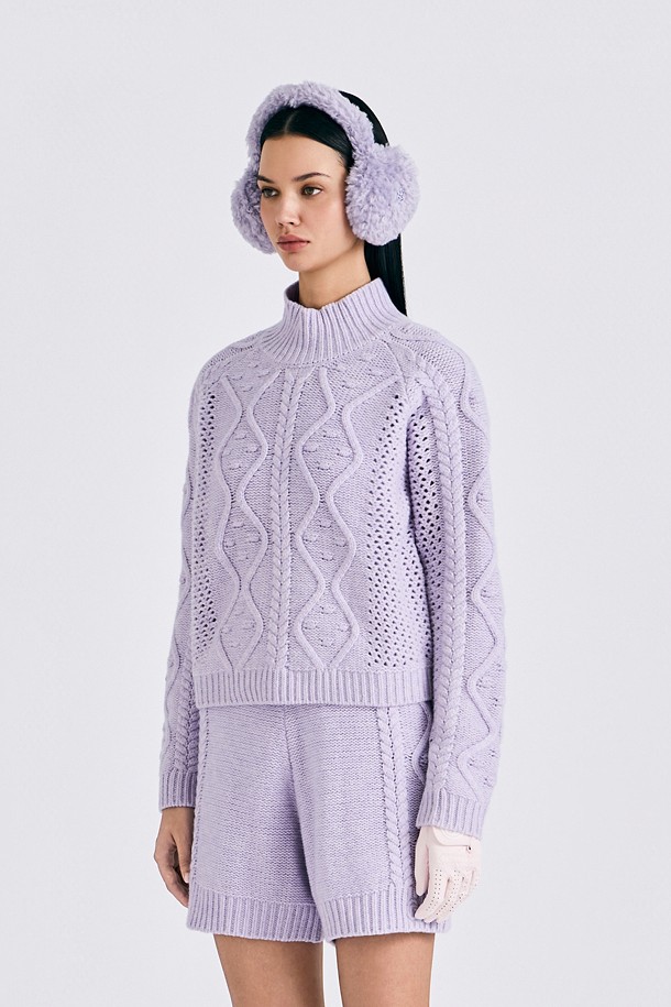 지포어-WOMEN APPAREL-CABLE KNIT PULLOVER (SLEEVELESS SET)(WOMEN)					 					 					