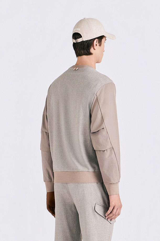 지포어-MEN APPAREL-TECH WOOL PULLOVER (MEN)