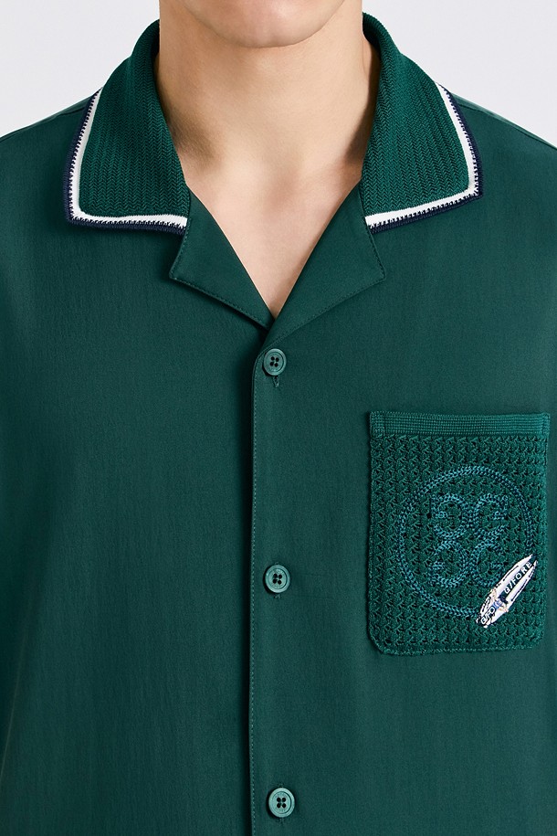 지포어-MEN APPAREL-EMBROIDERED SHIRKET(MEN)