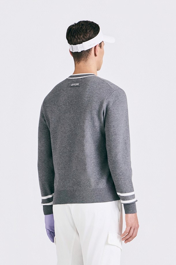 지포어-MEN APPAREL-CREWNECK SWEATER(MEN)					 					 					