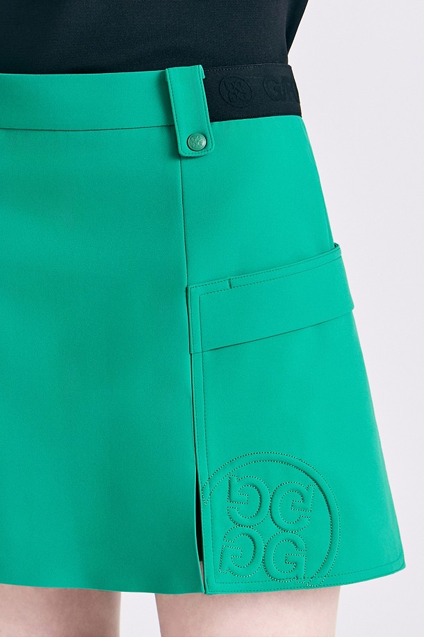 지포어-WOMEN APPAREL-POCKET SLIT CULOTTES(WOMEN)					 					 					