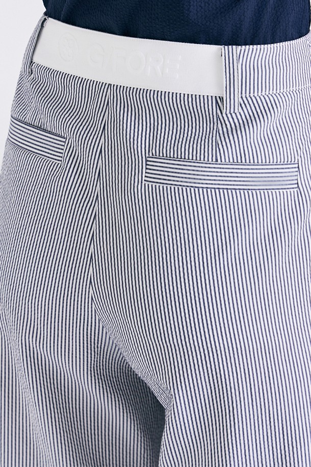 지포어-WOMEN APPAREL-SEERSUCKER WIDE LEG PANT(WOMEN)