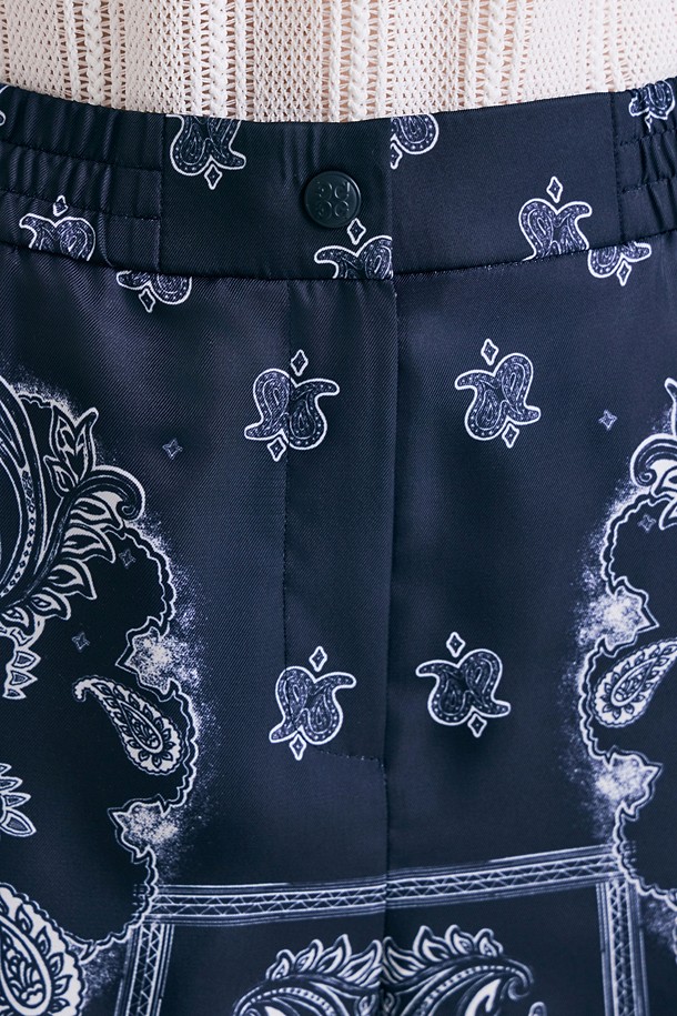 지포어-WOMEN APPAREL-PATTERNED DRAWSTRING PANT(WOMEN)					 					 					