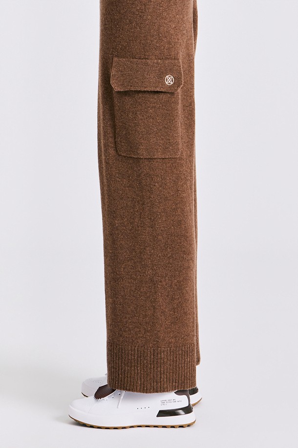 지포어-WOMEN APPAREL-KNIT WIDE LEG PANT(WOMEN)					 					 					