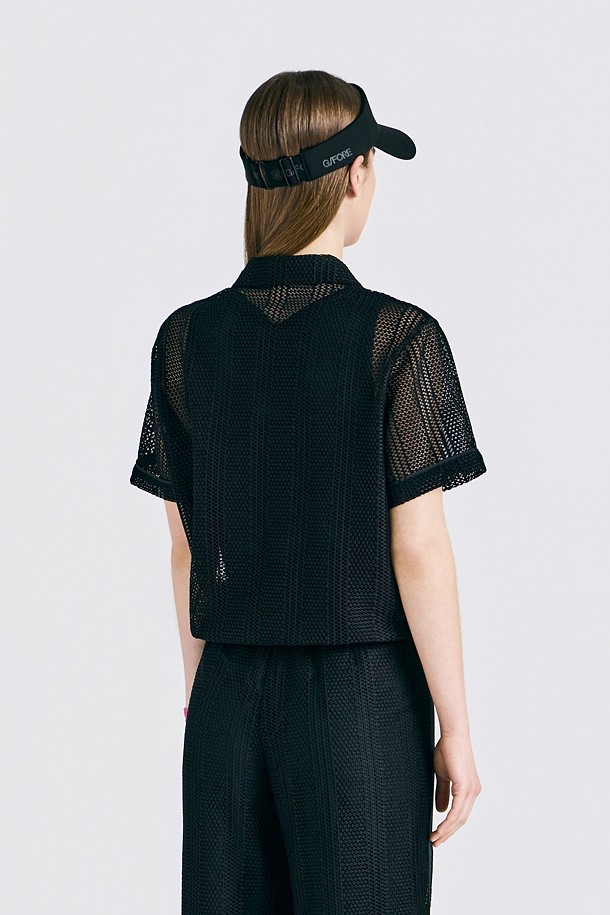 지포어-WOMEN APPAREL-LACE SET-UP POLO(WOMEN)