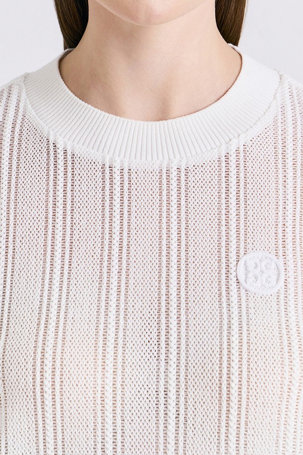 지포어-WOMEN APPAREL-LACE ROUND T-SHIRT(WOMEN)					 					 					