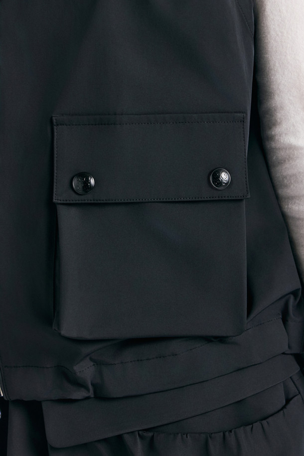 지포어-WOMEN APPAREL-FULL ZIP WOVEN VEST(WOMEN)