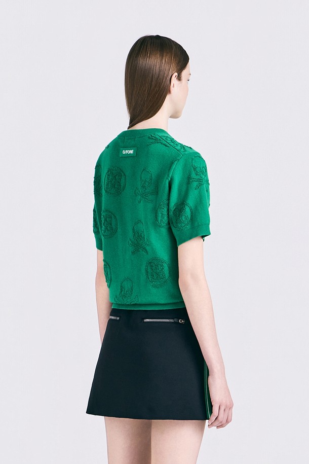 지포어-WOMEN APPAREL-JACQUARD PULLOVER(WOMEN)					 					 					