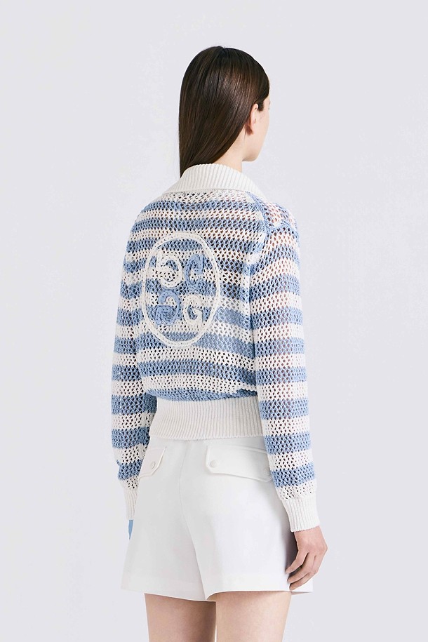 지포어-WOMEN APPAREL-MESH FULL-ZIP SWEATER(WOMEN)