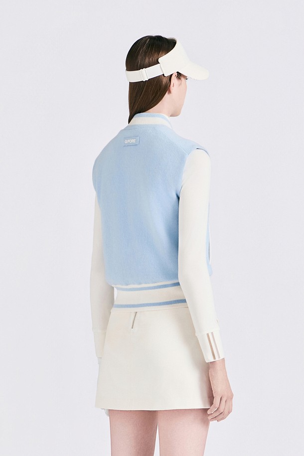 지포어-WOMEN APPAREL-CASHMERE FULL ZIP VEST(WOMEN)					 					 					