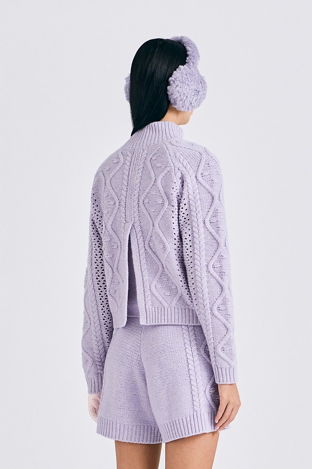 지포어-WOMEN APPAREL-CABLE KNIT PULLOVER (SLEEVELESS SET)(WOMEN)					 					 					