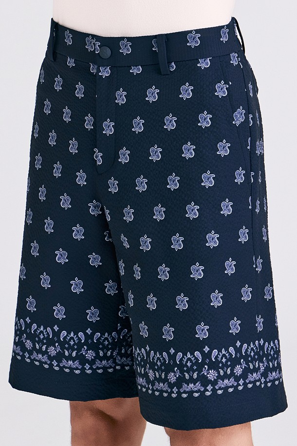 지포어-MEN APPAREL-PAISLEY PRINT SEERSUCKER SHORTS(MEN)					 					 					