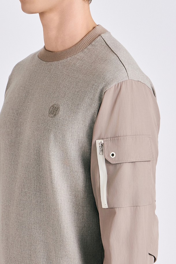 지포어-MEN APPAREL-TECH WOOL PULLOVER (MEN)