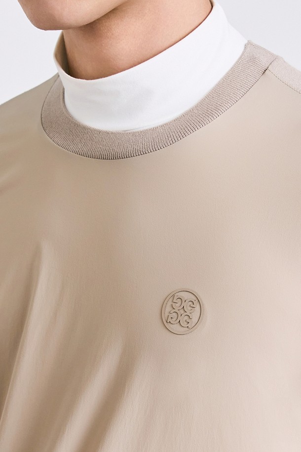 지포어-MEN APPAREL-KNIT HYBRID PULLOVER(MEN)					 					 					