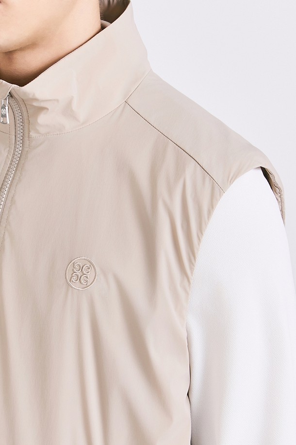 지포어-MEN APPAREL-WOVEN HYBRID VEST(MEN)					 					 					
