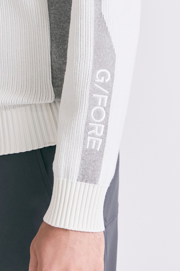 지포어-MEN APPAREL-QUARTER ZIP HOODIE SWEATER(MEN)				 					 					