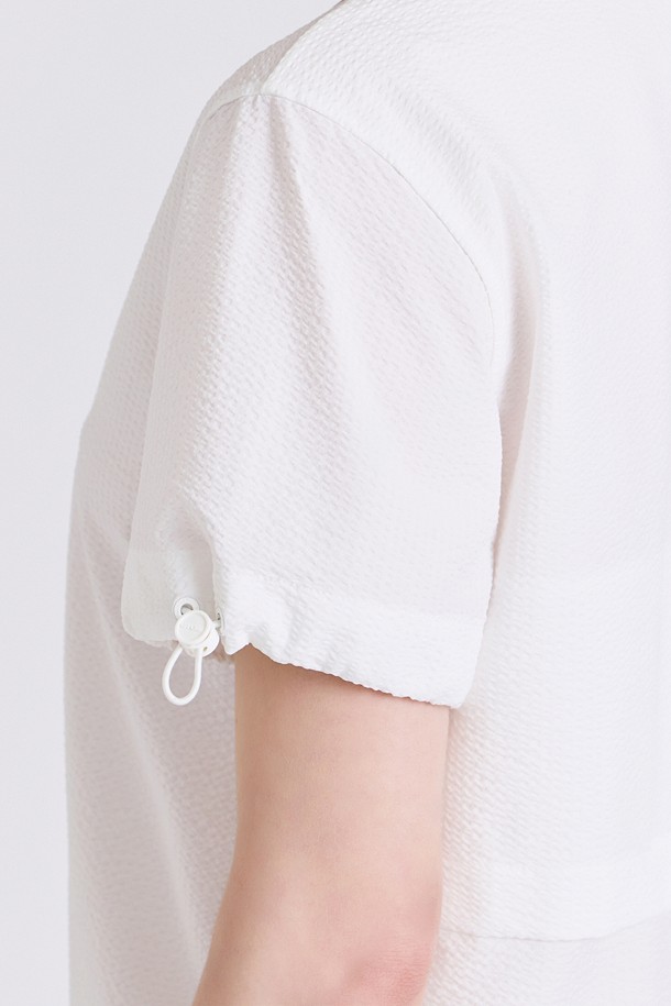 지포어-WOMEN APPAREL-SEERSUCKER POLO(WOMEN)