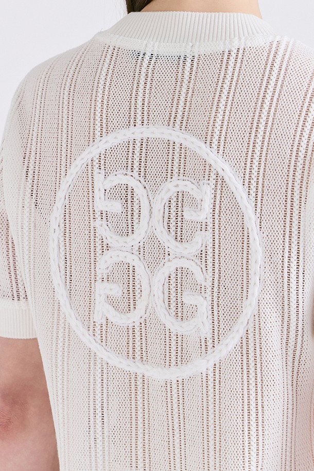 지포어-WOMEN APPAREL-LACE ROUND T-SHIRT(WOMEN)					 					 					