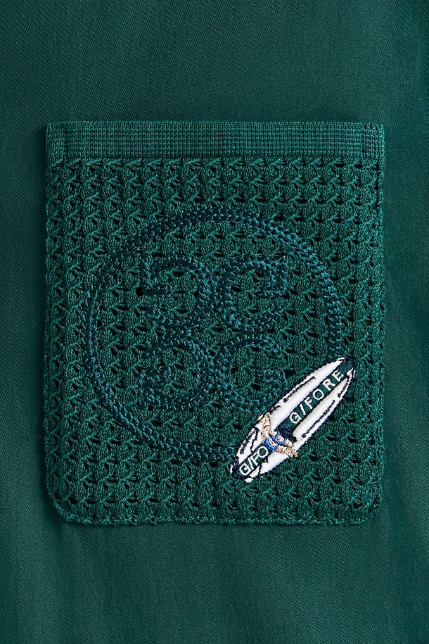 지포어-MEN APPAREL-EMBROIDERED SHIRKET(MEN)