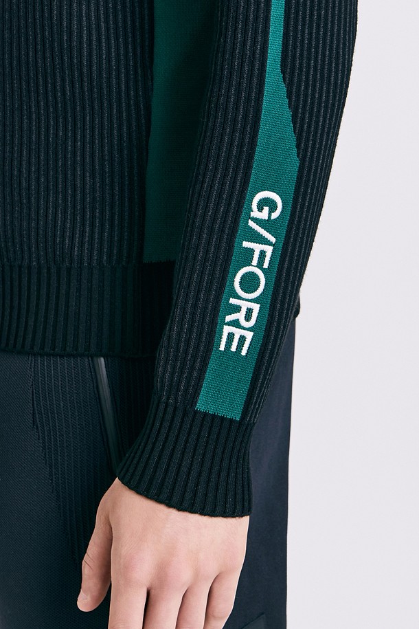 지포어-MEN APPAREL-QUARTER ZIP HOODIE SWEATER(MEN)				 					 					