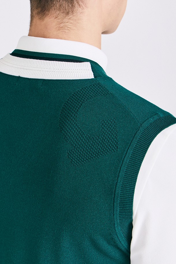 지포어-MEN APPAREL-KNIT V-NECK VEST(MEN)					 					 					