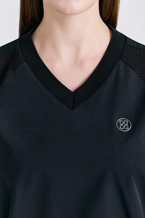 지포어-WOMEN APPAREL-MESH LAYERED T-SHIRT(WOMEN)