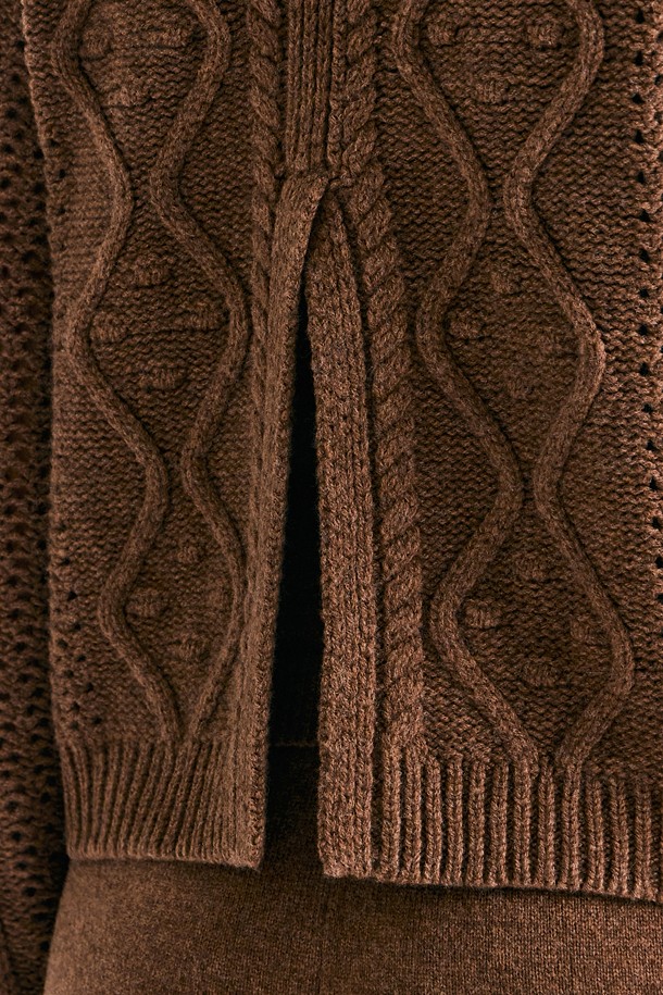 지포어-WOMEN APPAREL-CABLE KNIT PULLOVER (SLEEVELESS SET)(WOMEN)					 					 					
