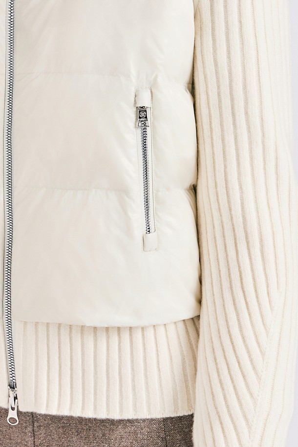 지포어-WOMEN APPAREL-KNIT HYBRID DOWN JACKET(WOMEN)					 					 					