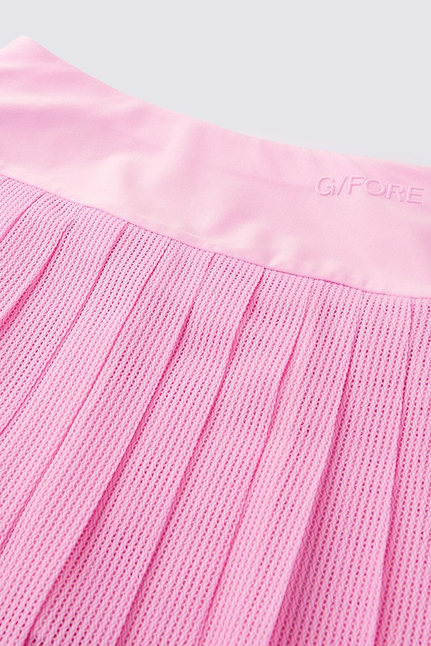 지포어-WOMEN APPAREL-MESH PLEATED SKORT(WOMEN)