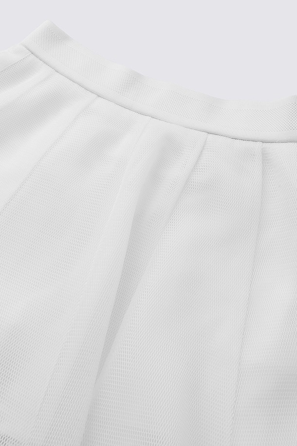 지포어-WOMEN APPAREL-MESH FLARED SKORT(WOMEN)