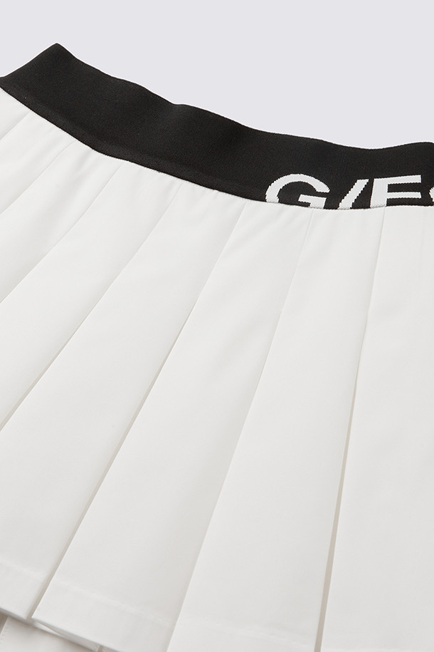 지포어-WOMEN APPAREL-STRIPED PLEATED SKIRT(WOMEN)