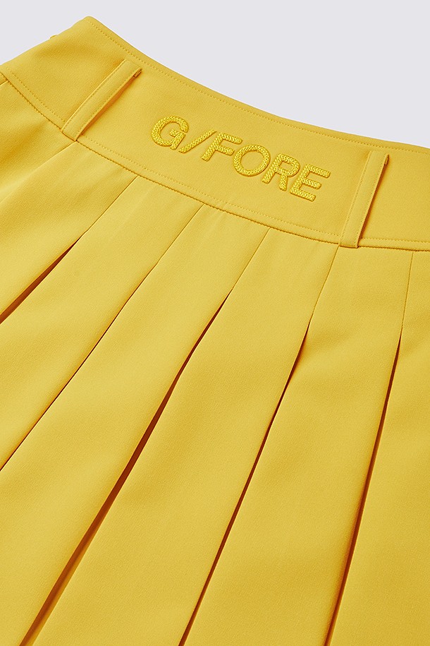 지포어-WOMEN APPAREL-STRETCH WOVEN PLEATED SKORT(WOMEN)