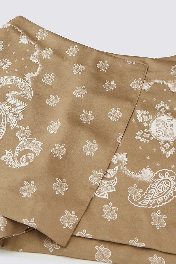 지포어-WOMEN APPAREL-PAISLEY WRAPPED SHORT(WOMEN)					 					 					