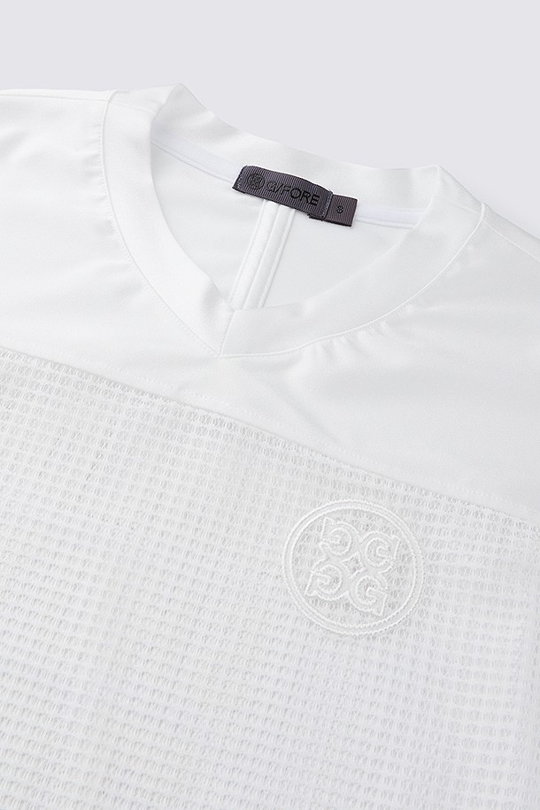지포어-WOMEN APPAREL-OVERFIT MESH T-SHIRT(WOMEN)