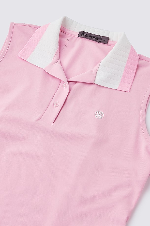 지포어-WOMEN APPAREL-SLEEVELESS POLO(WOMEN)					 					 					