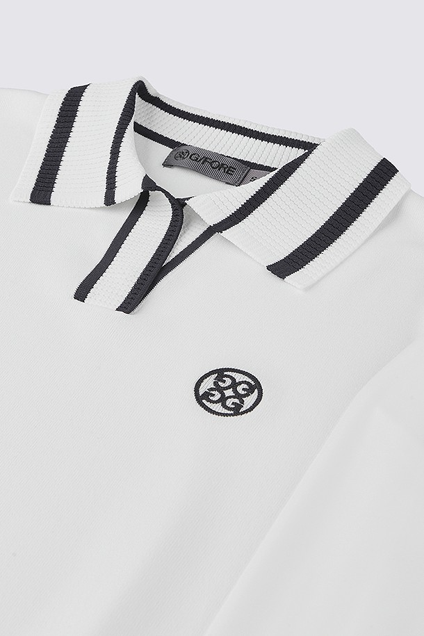 지포어-WOMEN APPAREL-COOL SLEEVE SWEATER POLO(WOMEN)