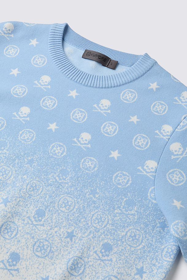 지포어-WOMEN APPAREL-OMBRE CREWNECK SWEATER(WOMEN)